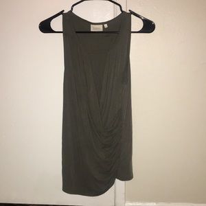 Deletta Anthro tank/blouse Olive